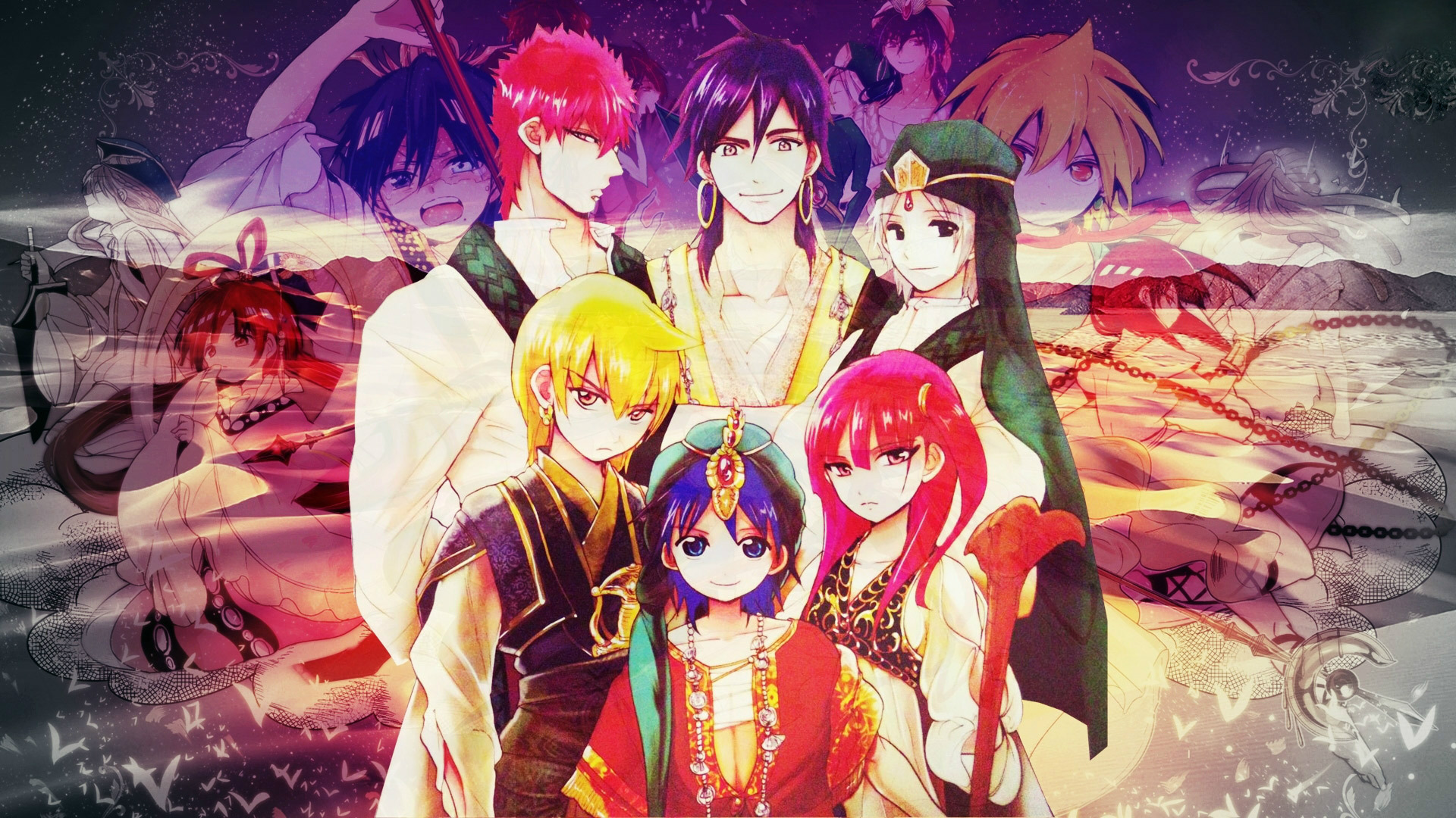 دانلود انیمه Magi: The Labyrinth of Magic